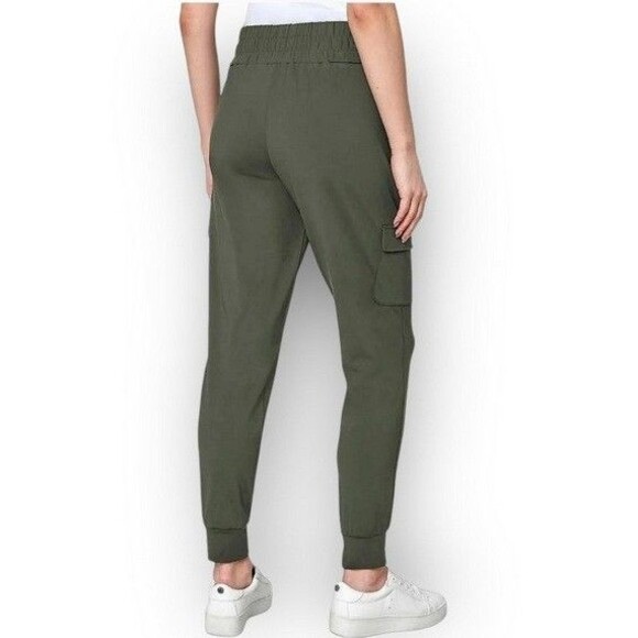 NWT Joggers w/ Cargo Pockets | Volcanic Ash (Olive Green) | MONDETTA - Picture 2 of 5